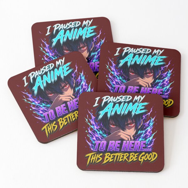 Item preview, I Paused My Anime To Be Here Sarcastic Gamer designed and sold by elfredaadams.