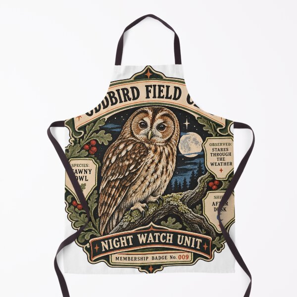 Item preview, Oddbird Field Club Night-Watch Unit — Tawny Owl Badge designed and sold by OddbirdForest.