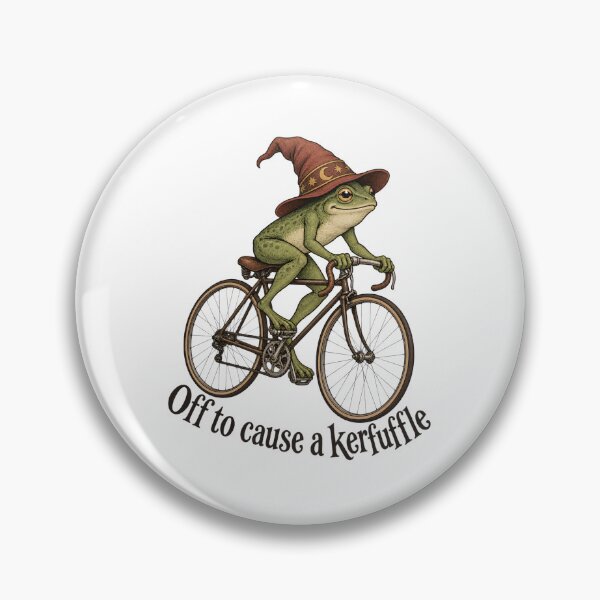 Item preview, off to cause a kerfuffle frog designed and sold by sollunadesignns.