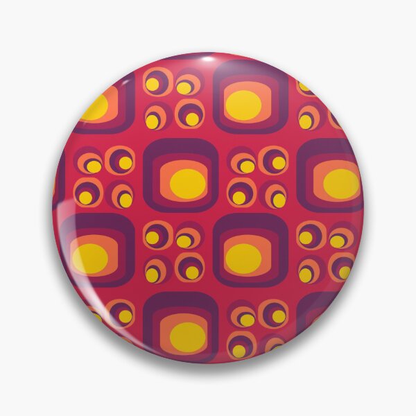 Item preview, colorful pink, purple, orange and yellow layer block repeat, dot, on pink background designed and sold by pipikijung.