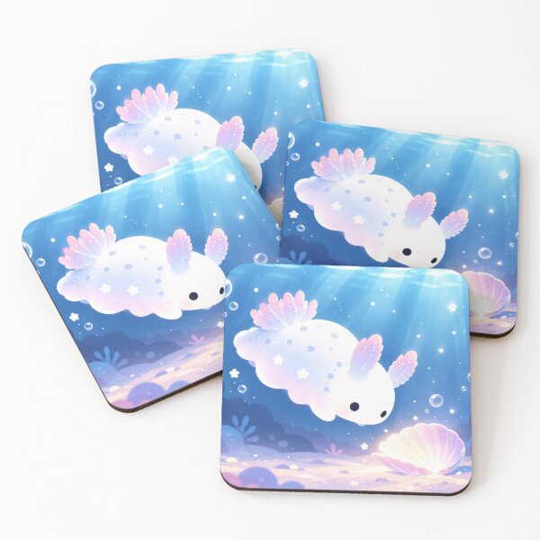 Item preview, Sea Bunny Slug Discovering a Glowing Seashell Underwater designed and sold by AshiraCreations.