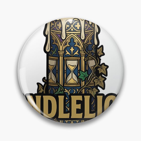 Item preview, Gothic Candle - Candlelight Pillar Brass Vanitas Emblem designed and sold by IllumeInk.