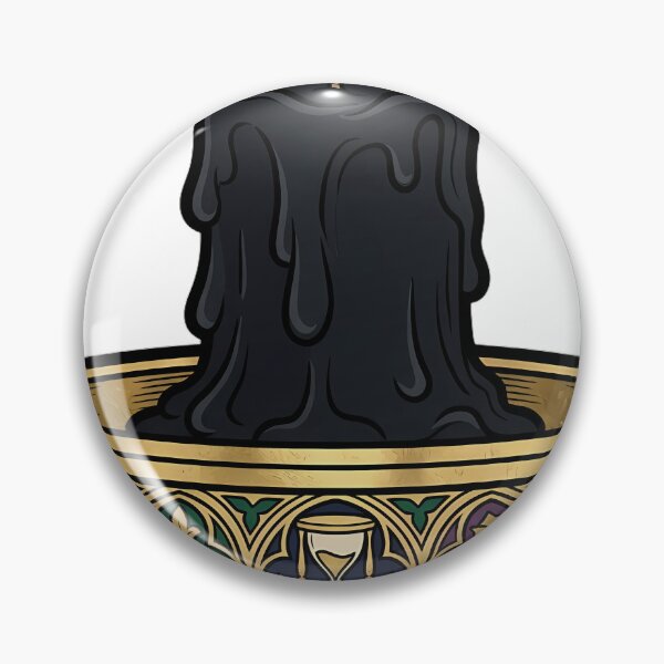 Item preview, Black Candle - Ink Wax Gothic Vanitas Emblem designed and sold by IllumeInk.