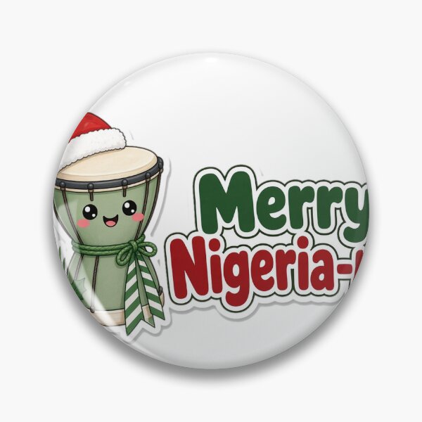 Item preview, Nigerian Christmas Merry Nigeria-mas Gift designed and sold by Soft Merch.