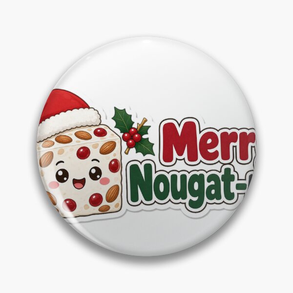 Item preview, Nougat Christmas Merry Nougat-mas Gift designed and sold by Soft Merch.
