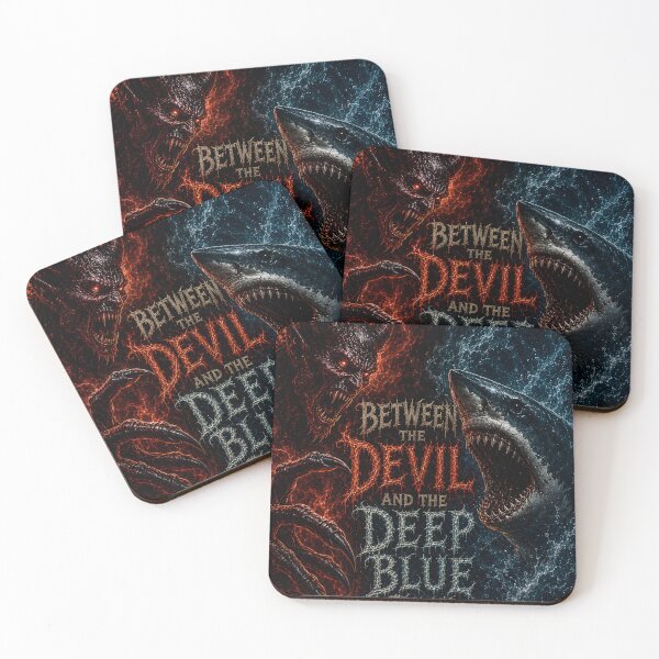 Item preview, Between the Devil and the Deep Blue Sea - Horror Dark Art designed and sold by HorrorWorldWeb.