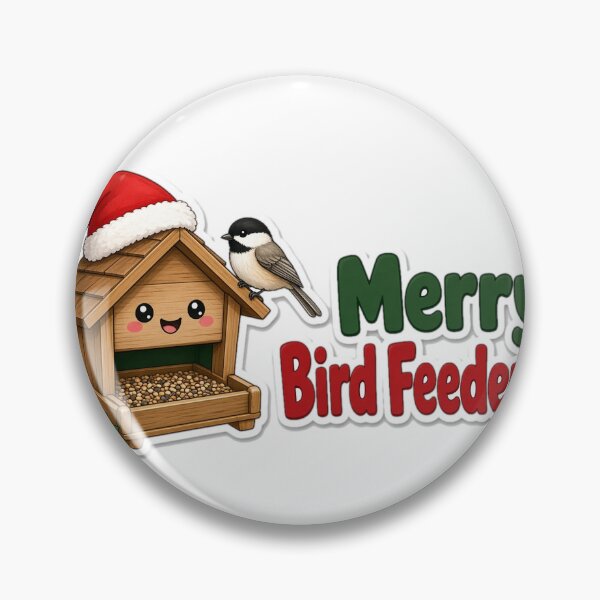 Item preview, Bird Feeder Christmas Merry Bird Feeder-mas Gift designed and sold by Soft Merch.