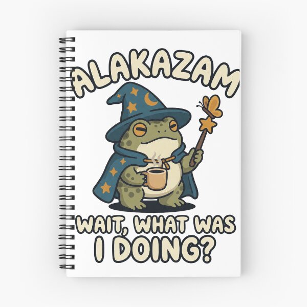 Item preview, Alakazam Wait What Was I Doing Wizard Frog Funny designed and sold by Per My Last Nerve Studio.