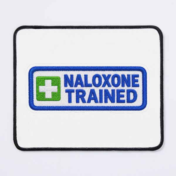 Item preview, Naloxone Trained – Overdose Response Patch designed and sold by Freekey Store.