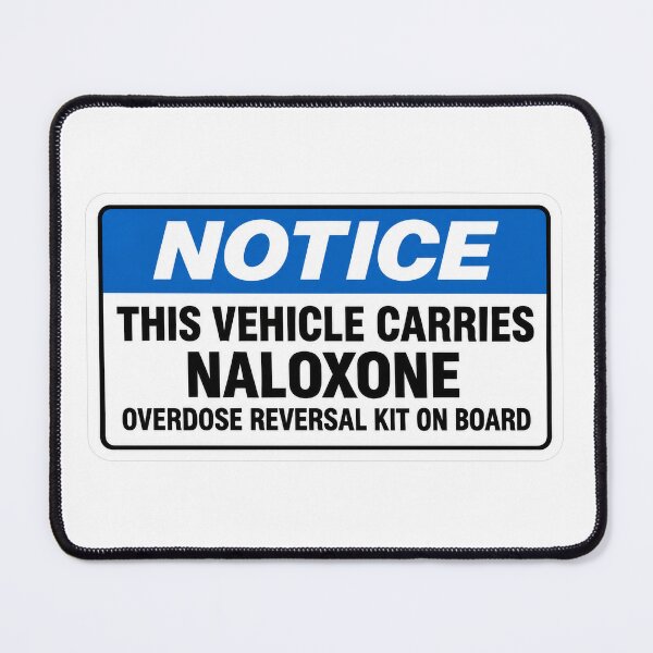 Item preview, This Vehicle Carries Naloxone – Notice Sticker designed and sold by Freekey Store.