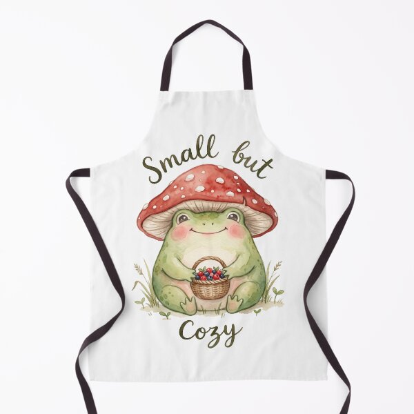 Item preview, Cozy Mushroom Frog Quote Watercolor Art  designed and sold by Digitalphoto4u.