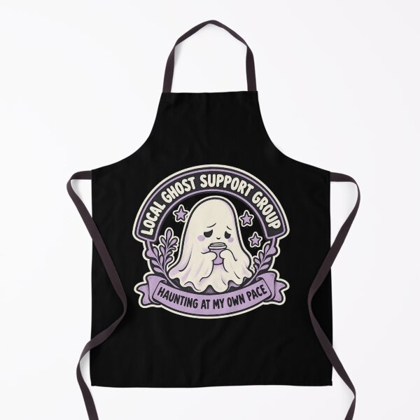 Item preview, Local Ghost Support Group - Cute Ghost Club Badge designed and sold by DesignsDominus.