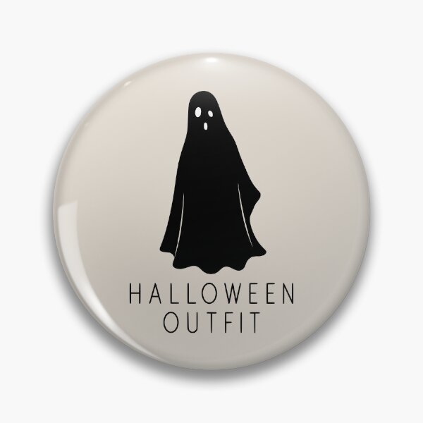 Item preview, Halloween Outfit Minimalist Black Ghost Humor designed and sold by MavtM.