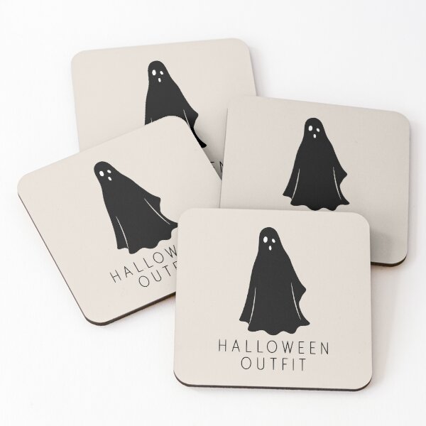 Item preview, Halloween Outfit Minimalist Black Ghost Humor designed and sold by MavtM.