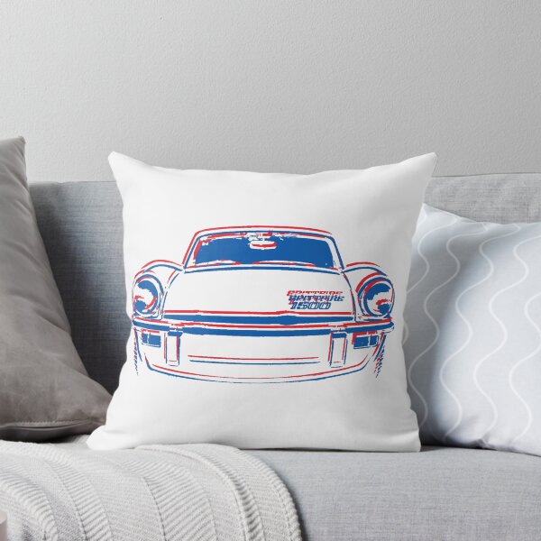 Item preview, Triumph Spitfire 1970s British classic sports car sketch red-white-blue designed and sold by soitwouldseem.