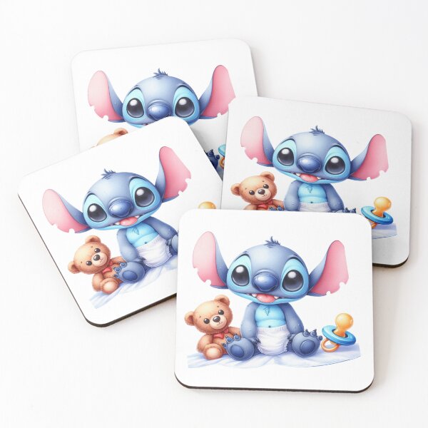 Item preview, Stitch Baby Shower Watercolor PNG | Cute Kawaii Baby Shower Clipart | Pastel Nursery Art designed and sold by rfd2.