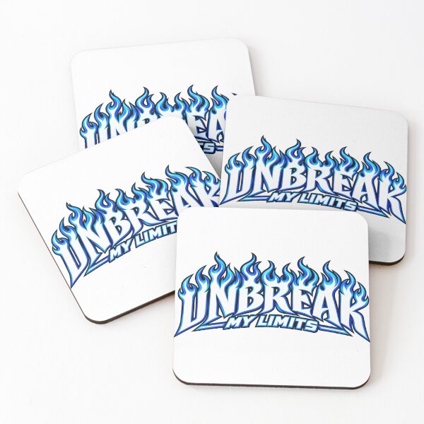 Item preview, Unbreak My Limits Blue Flame Typography designed and sold by OddMotive.