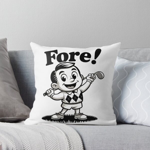 Item preview, Golf Retro Script Golfer Ball Club Gift designed and sold by LoFizzy.