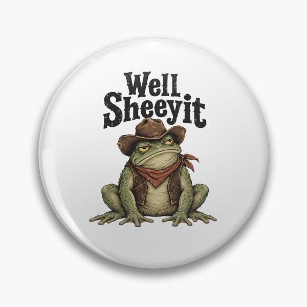 Item preview, Well Sheeyit Cowboy Frog designed and sold by sollunadesignns.