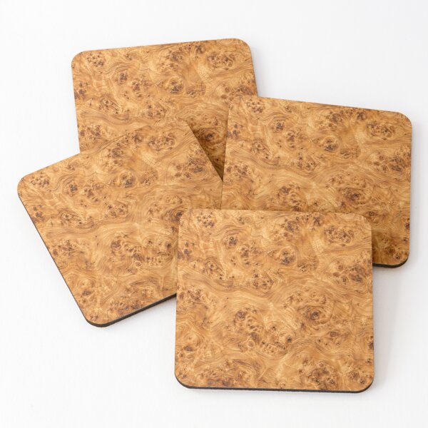 Item preview, Golden Burl Wood Texture – Luxury Honey Oak Wood Grain Pattern designed and sold by Kaleidoscope Print.
