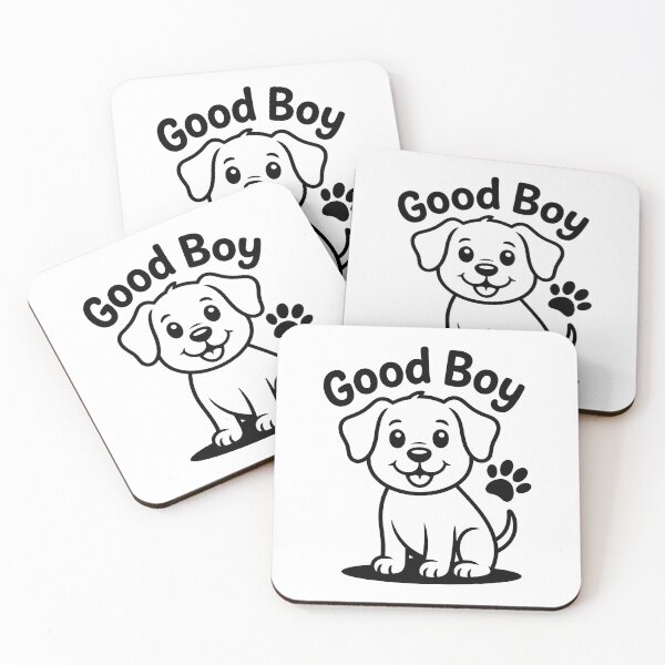 Item preview, Good Boy Cute Puppy Dog Lover Paw Print Gift designed and sold by LoFizzy.