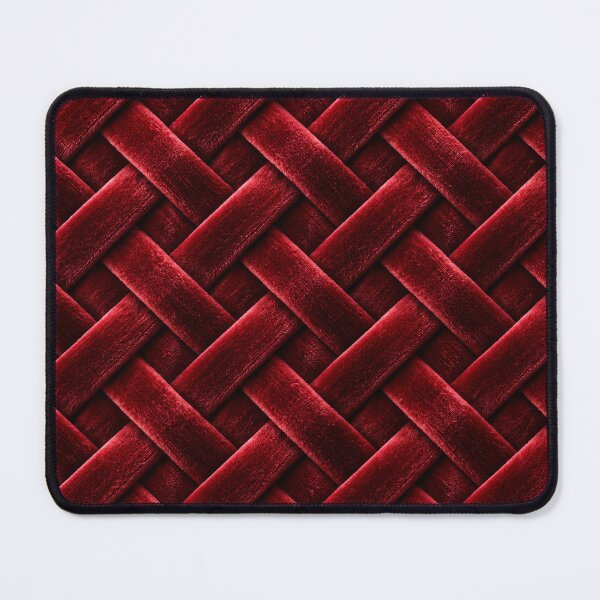 Item preview, Ruby Red Velvet Weave Texture – Luxury Braided Fabric Pattern designed and sold by Kaleidoscope Print.
