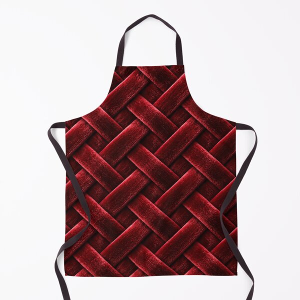 Aperçu de l'œuvre Motif de tissu tressé de luxe en velours rouge rubis créée et vendue par Kaleidoscope Print.