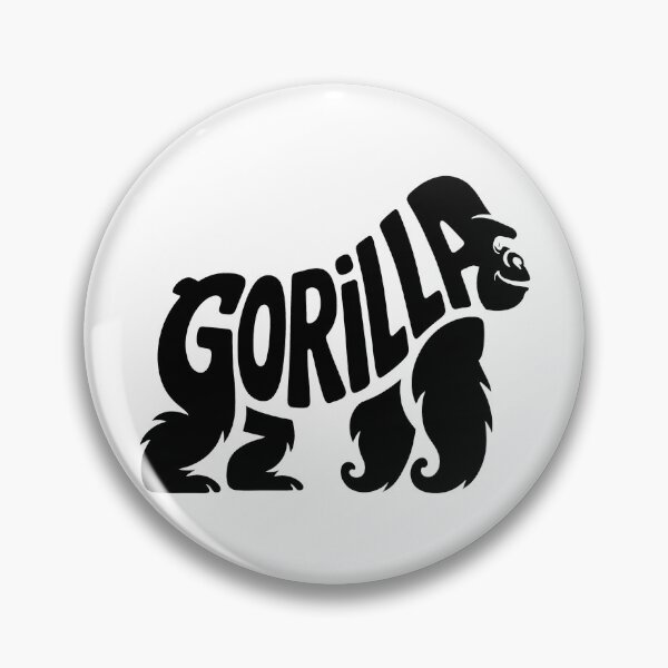 Item preview, Gorilla Word Art Ape Silhouette Typography designed and sold by LoFizzy.