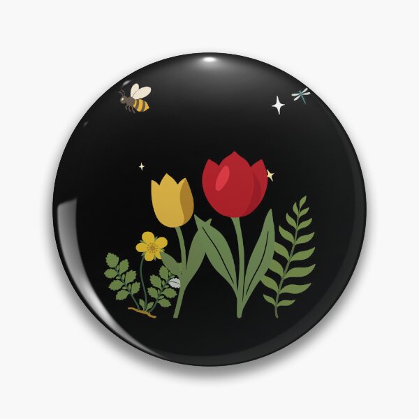Item preview, Goose cinquefoil flowers fern tulip botanical designed and sold by Sir-Freaky.