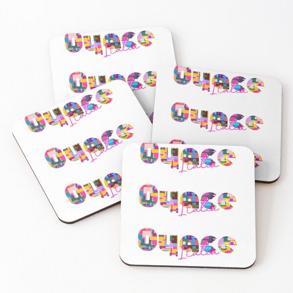 Item preview, Oyace, Valle d'Aosta, Italy, Italia, colorful typography design for travellers designed and sold by Wanderful-roads.