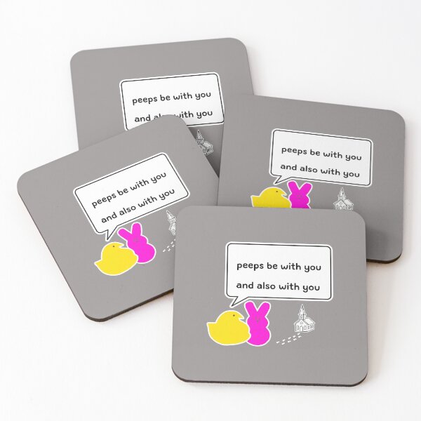Item preview, Peeps Be With You Funny Easter Pun Tee-83 designed and sold by ChristopherRa.