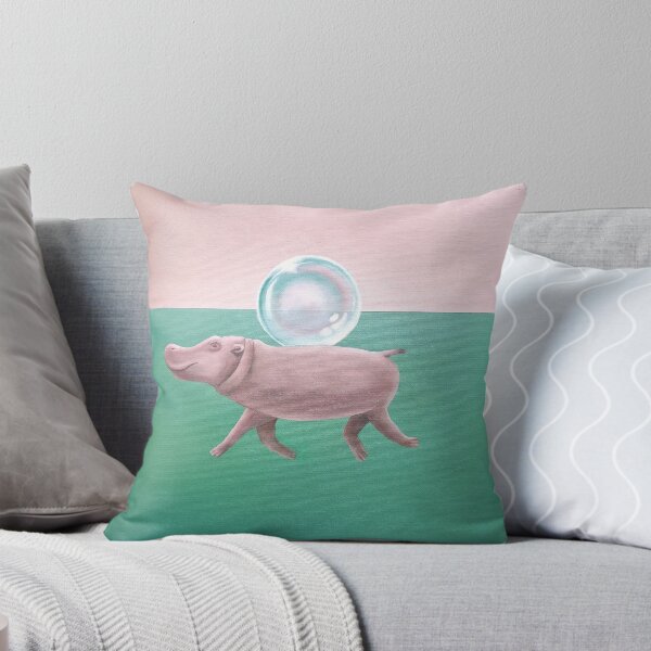 Item preview, Hippopotamus 2 - Beneath the Surface designed and sold by SB_Kunst.