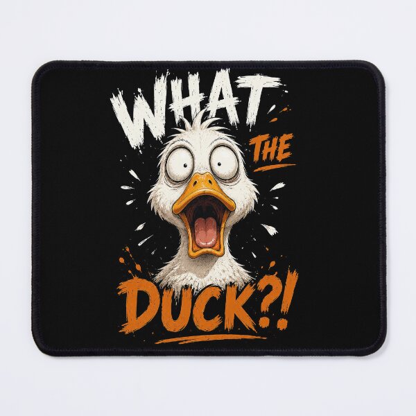 Item preview, What the Duck?! – Funny Shocked Duck designed and sold by Furflix.