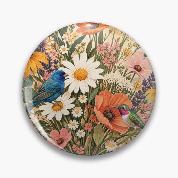 Item preview, Bird and Wild Flowers designed and sold by Korarat.