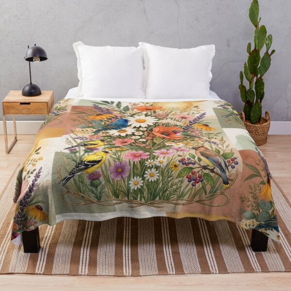 Item preview, Bird and Wild Flowers designed and sold by Korarat.