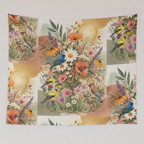 Item preview, Bird and Wild Flowers designed and sold by Korarat.