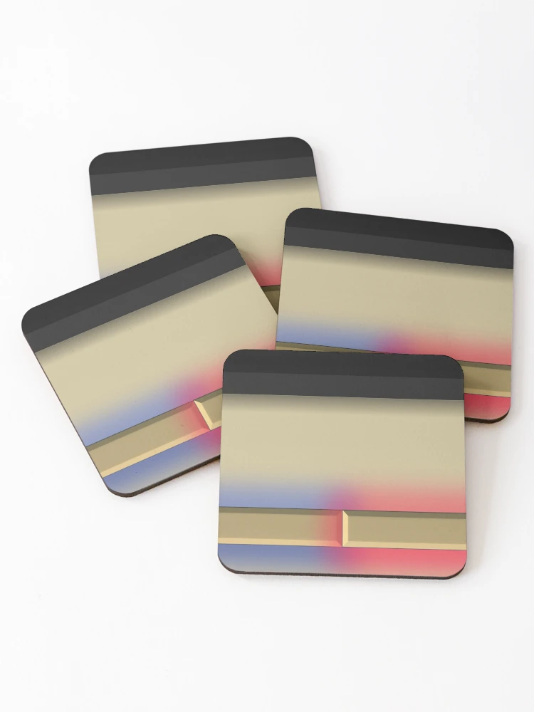 Thumbnail 1 of 5, Coasters (Set of 4), Untitled 28 designed and sold by ScriptAbst.