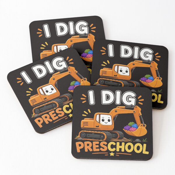 Item preview, I Dig Preschool designed and sold by Rachid-Art.