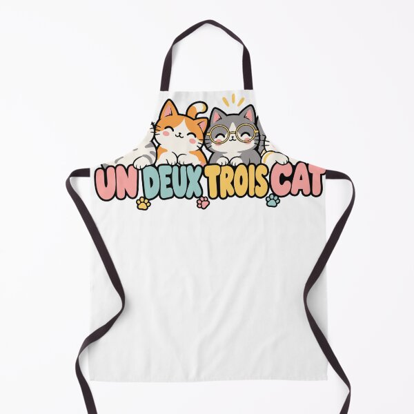Item preview, Un Deux Trois Cat Cute French Counting Cats Design designed and sold by stmpdwrld.