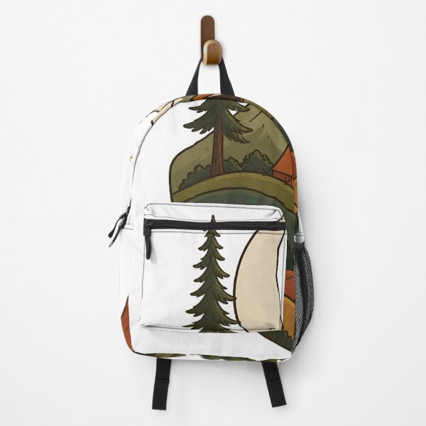 Item preview, Retro Moonlit Camping Tent And Pine Forest Art designed and sold by EnukArt.