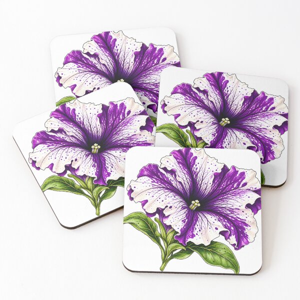Item preview, Purple White Petunia designed and sold by TOMSZE.