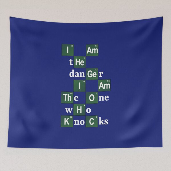 Item preview, I Am the Danger I Am the One Who Knocks (Periodic Table Initials) (Vertical) designed and sold by Karate Octopus.