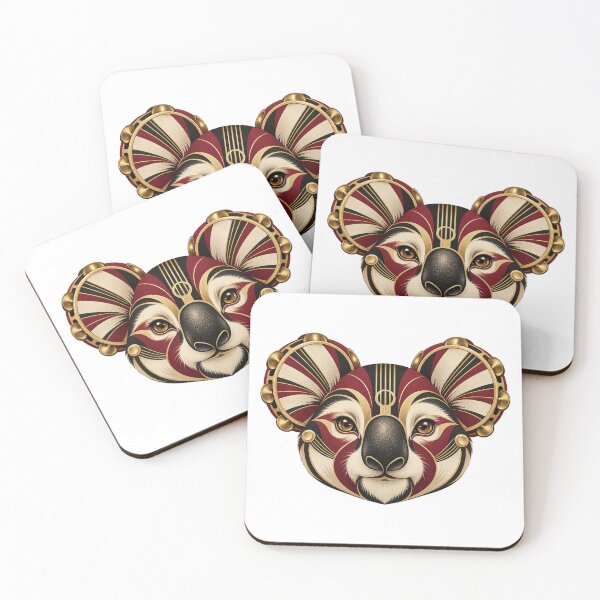 Item preview, Koala Musical Portrait in 1930s Art Deco designed and sold by Mono.fi Studios.