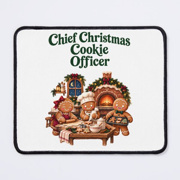 Item preview, Chief Christmas Cookie Officer – Gingerbread Baking Crew Illustration designed and sold by CheersTOGETHER.