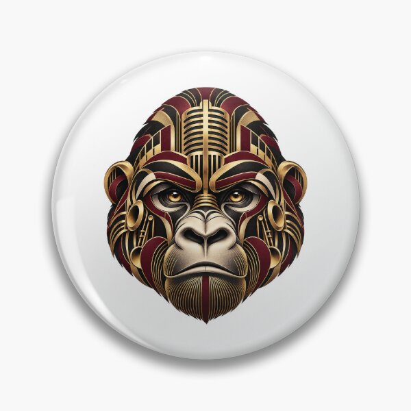 Item preview, Gorilla Musical Portrait in 1930s Art Deco designed and sold by Mono.fi Studios.