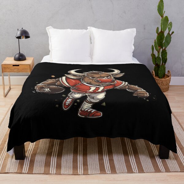 Item preview, Angry Bull Football Player Number 11 Mascot designed and sold by DorKestrel.
