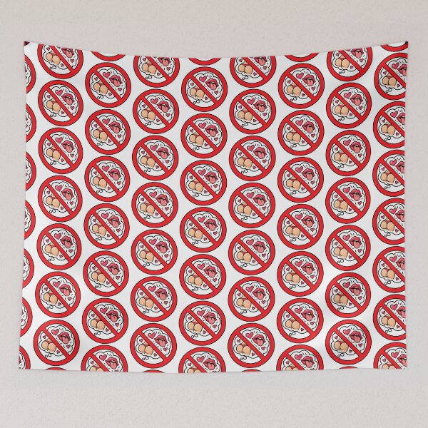 Item preview, No Dirty Minds Funny Innuendo Prohibition Sign designed and sold by MonkiFlipp.