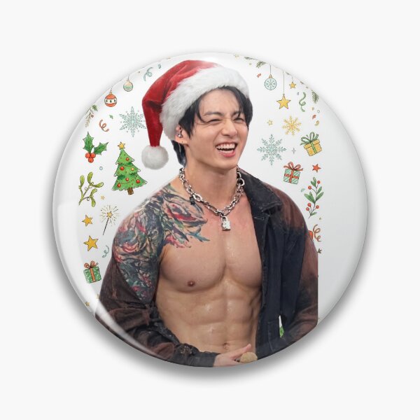 Item preview, Jungkook ABS Santa Christmas designed and sold by Elenafatulla.