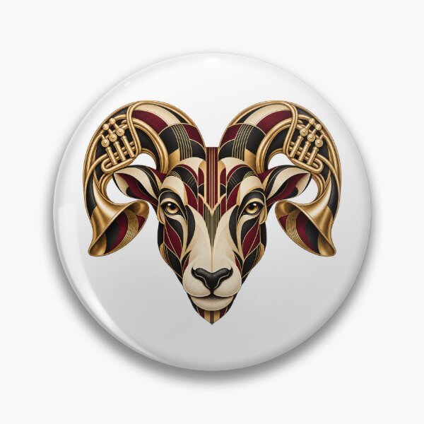 Item preview, Ram Musical Portrait in 1930s Art Deco designed and sold by Mono.fi Studios.