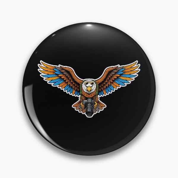 Item preview, Wildlife Photographer With Bald Eagle Camera Lens designed and sold by Teetreasure2.